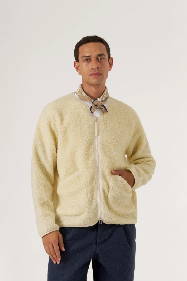 Universal Works Zip Liner Jacket Galaxy Fleece