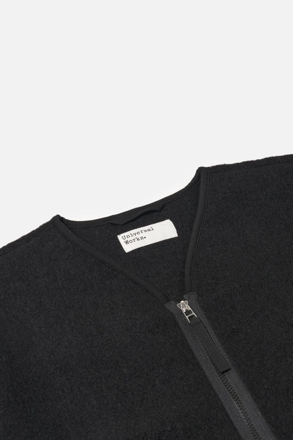 Universal Works Zip Liner Jacket Wool Fleece Jacket