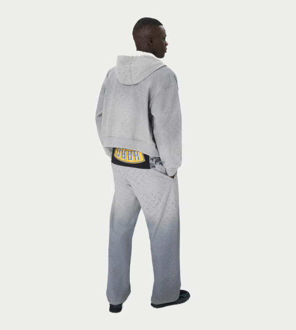 MARINE SERRE Faded Moon Fleece Zipped Hoodie