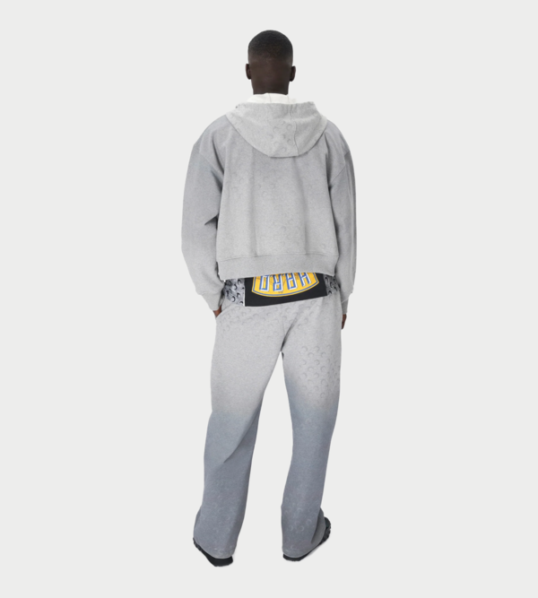 MARINE SERRE Faded Moon Fleece Zipped Hoodie