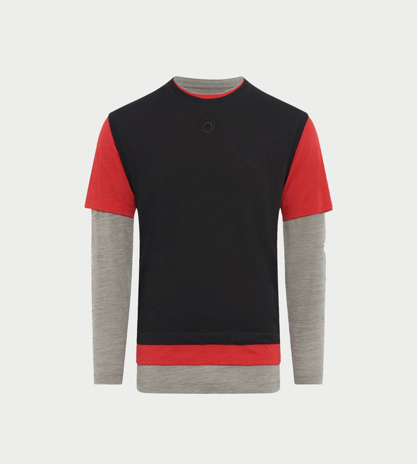 MARINE SERRE Merino Jersey 3 Tee Set