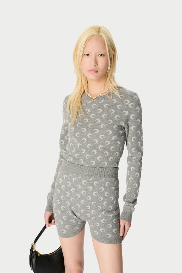 MARINE SERRE Moon Jacquard Shorts