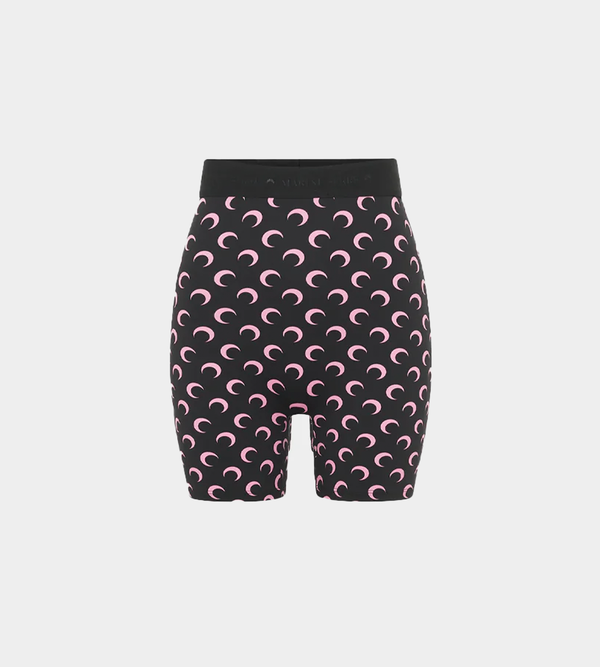 MARINE SERRE Moon Printed Biker Shorts
