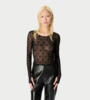 MARINE SERRE Moongram Mesh Flock LS Top - Thumbnail 2