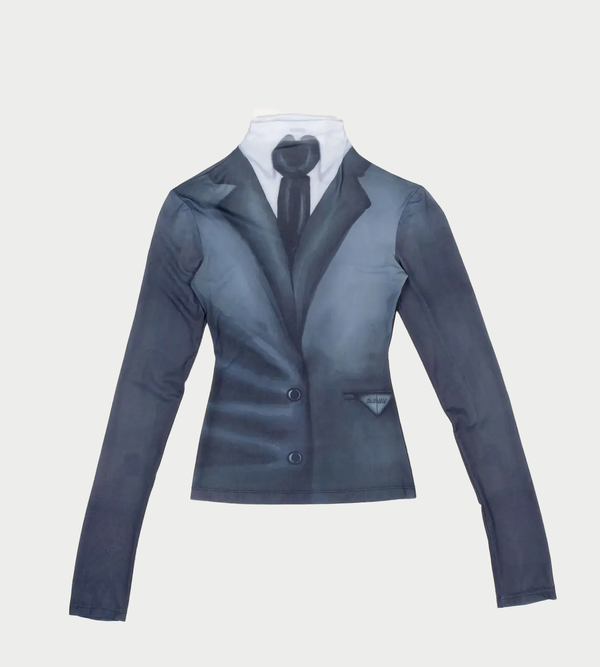 Avavav Suit-printed Turtleneck Top