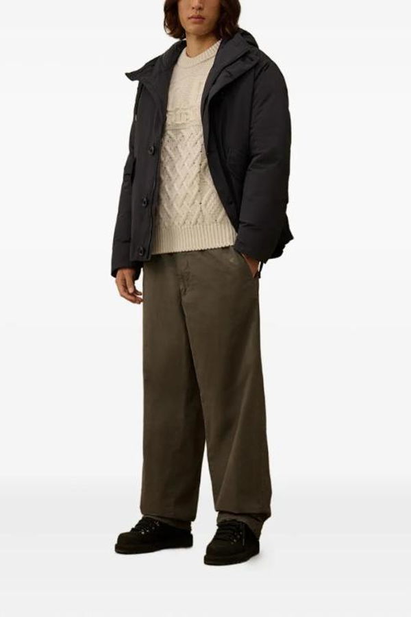 C.P. Company 19CMKN289A110508A103 Sweater - Gauze White