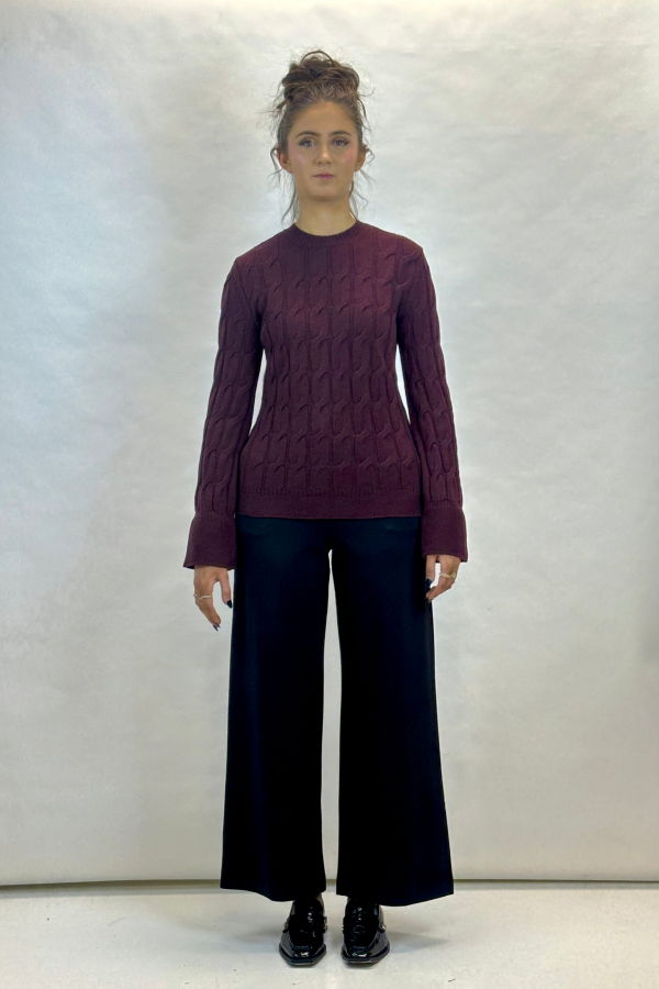 Max Mara Joice Cable Knit Top