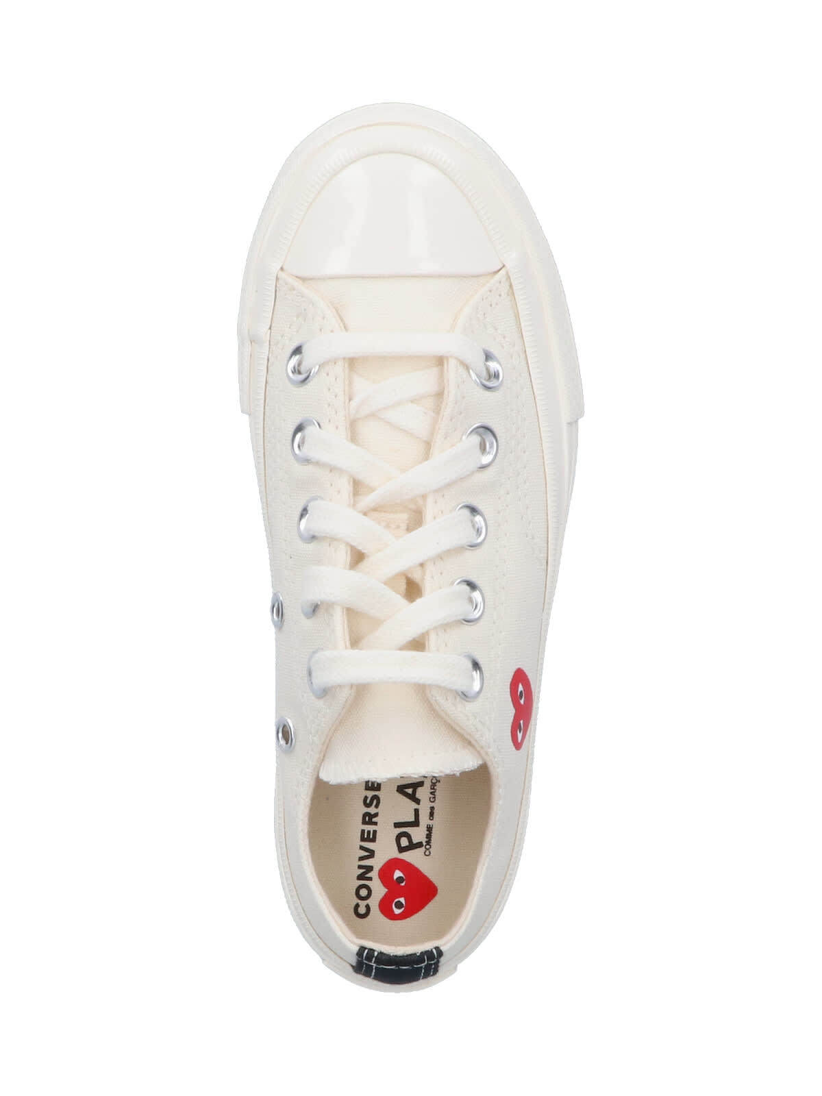 KIDS Comme des Garçons PLAY Low Top Chuck 70 Sneakers - Beige - Image 5 of 5