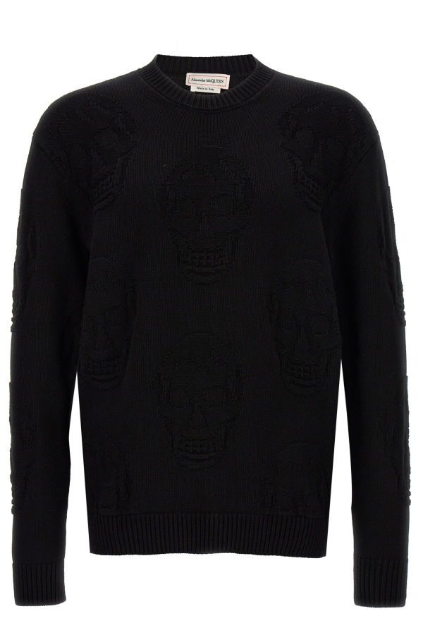 Alexander McQueen Skull Sweater - Black