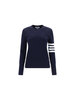 Thom Browne Cotton Jersey Top - Navy - Thumbnail 1
