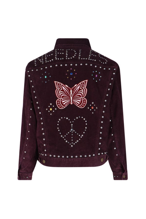 Needles Studs Corduroy Jacket - Purple