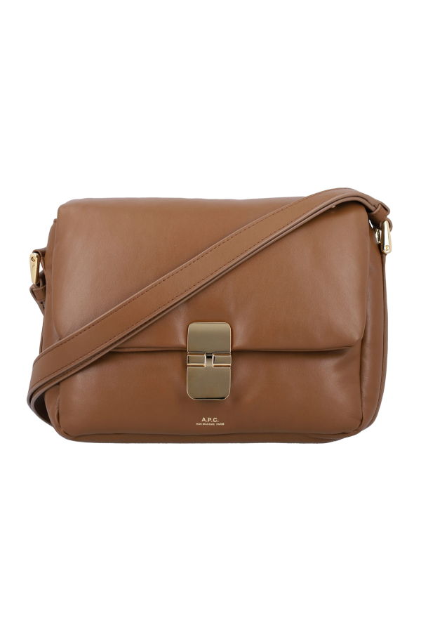 A.P.C. Grace Soft Leather Bag - Shoulder Bag - Caramel