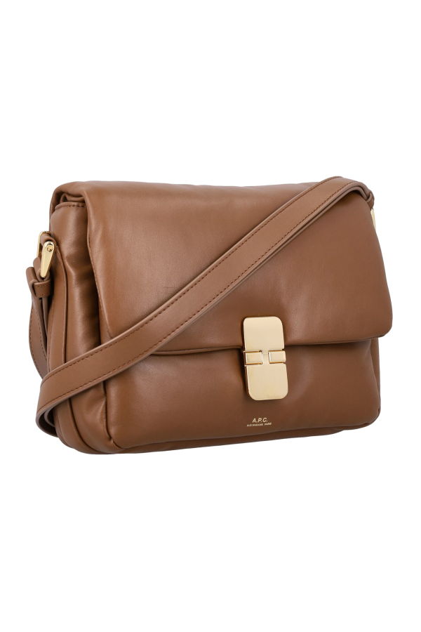 A.P.C. Grace Soft Leather Bag - Shoulder Bag - Caramel