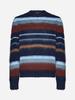 Etro Striped Mohair-blend Sweater - Blu - Thumbnail 1