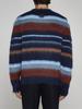 Etro Striped Mohair-blend Sweater - Blu - Thumbnail 4