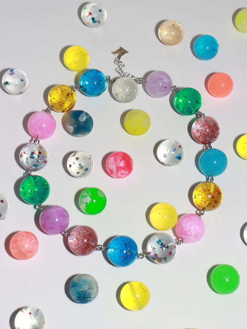 Marland Backus Bouncy Ball Necklace