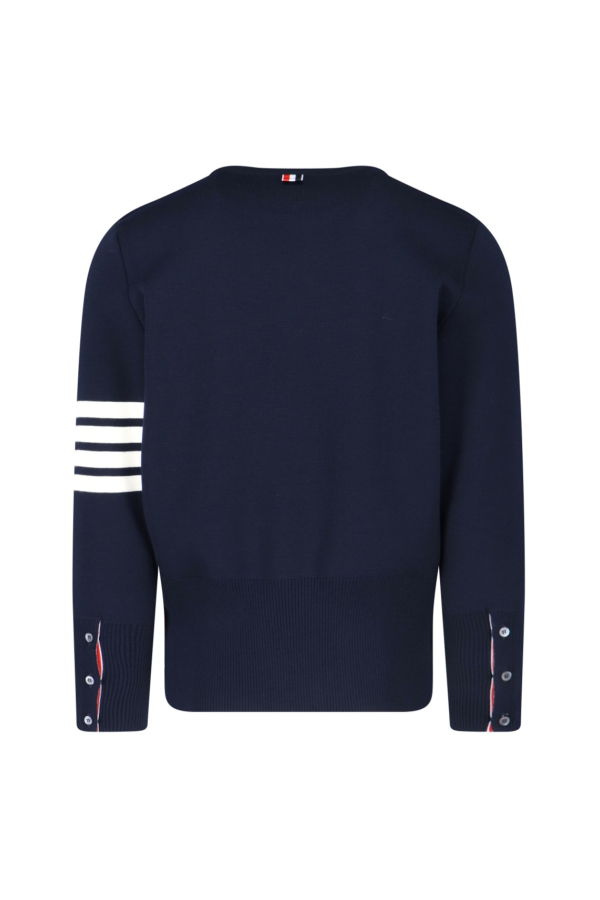 Thom Browne 4-bar Sweater - Blue