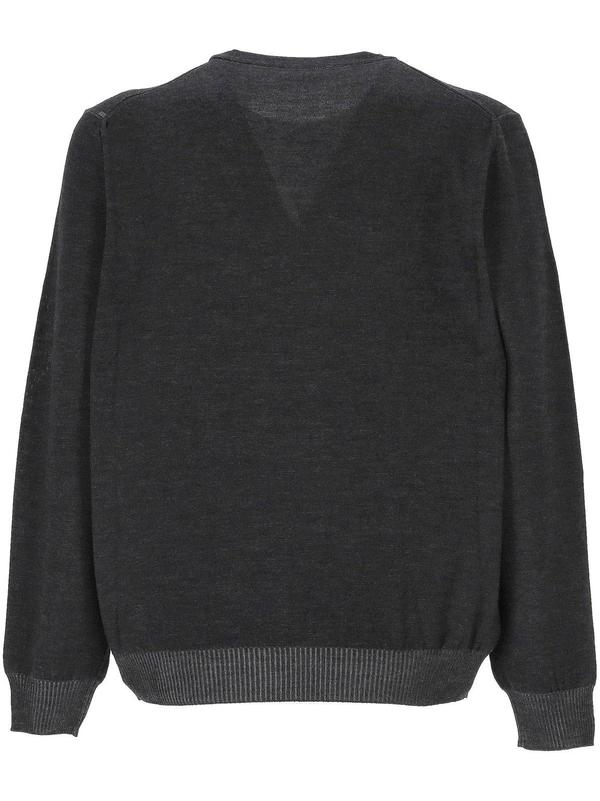 Alexander McQueen Skull Crewneck Jumper - Gray