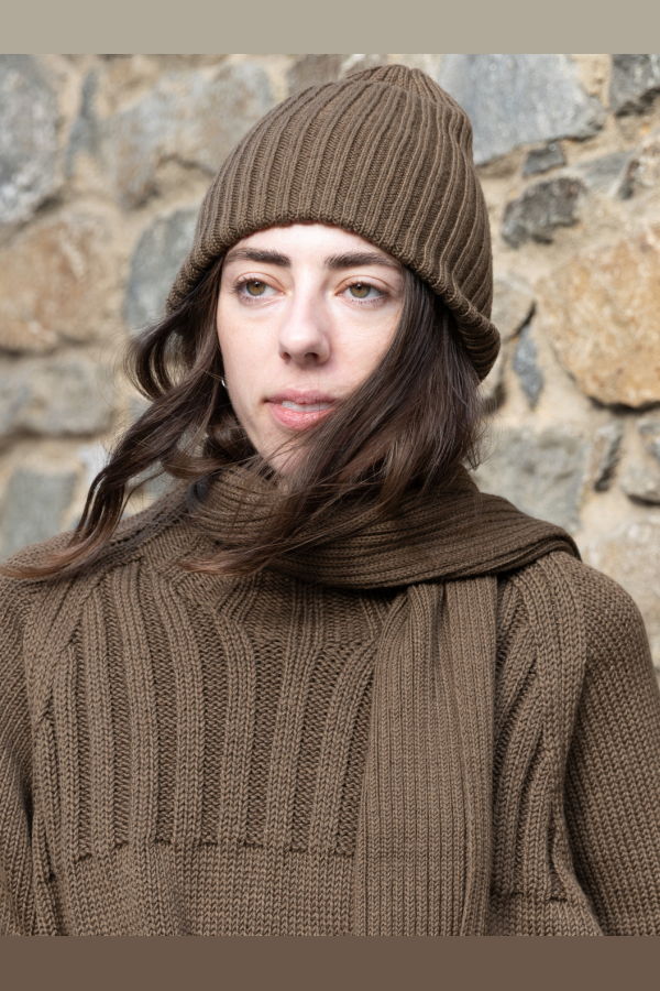 Wol Hide Skinny Rib Hat