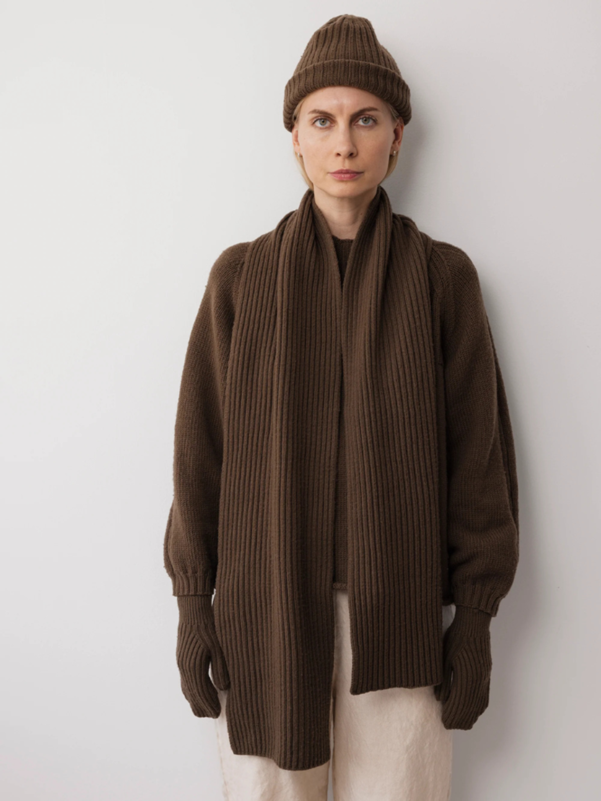 Wol Hide Skinny Rib Hat - Image 5 of 5