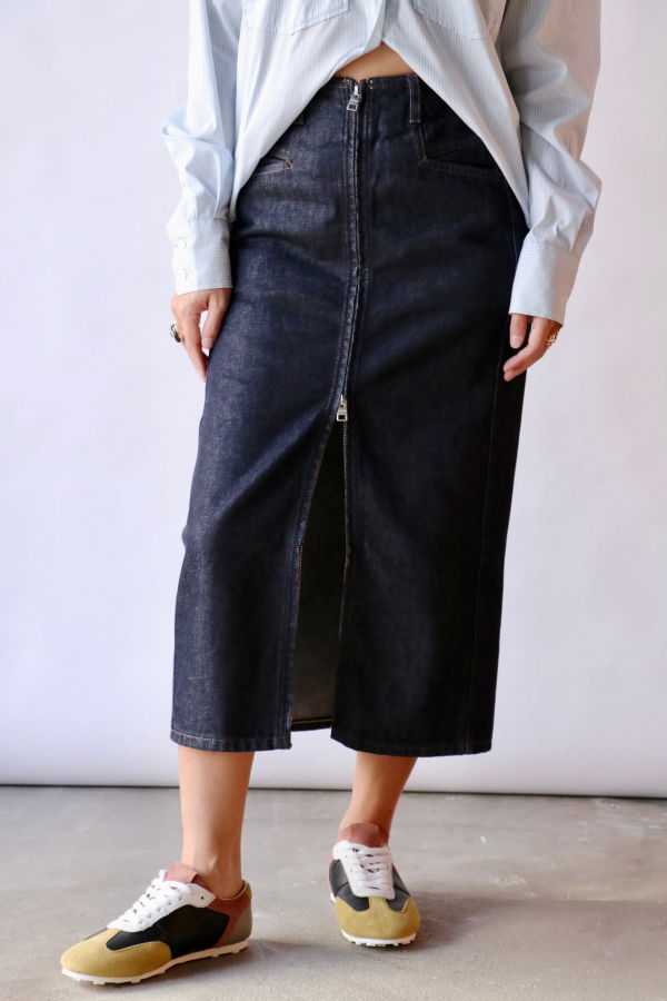 Closed Denim Zip Skirt