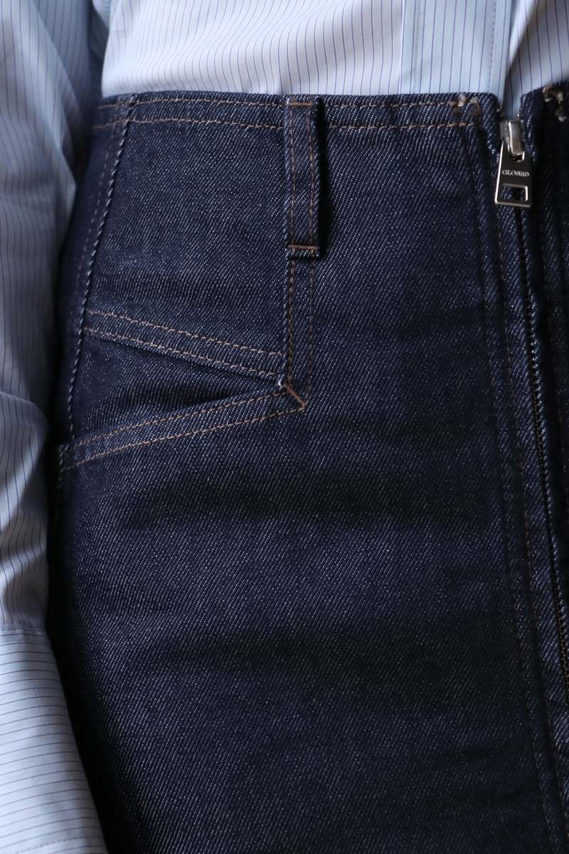 Closed Denim Zip Skirt