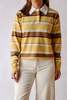 Guest in Residence Cropped Stripe Rugby Sweater - Thumbnail 1