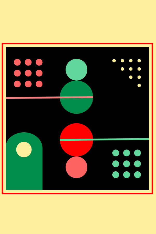 DUSHYANT. Archie Bandana No. 29 - Crayons Art Print Bandana