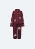 KIDS Sea NY Mika PJ Set - Burgundy - Thumbnail 2