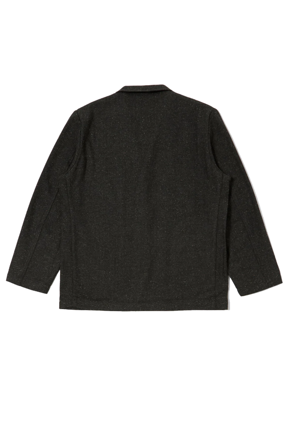 Universal Works Three Button Jacket - Salt & Pepper Tweed