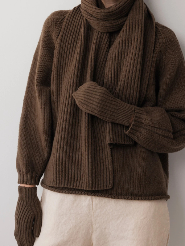 Wol Hide Rib Scarf