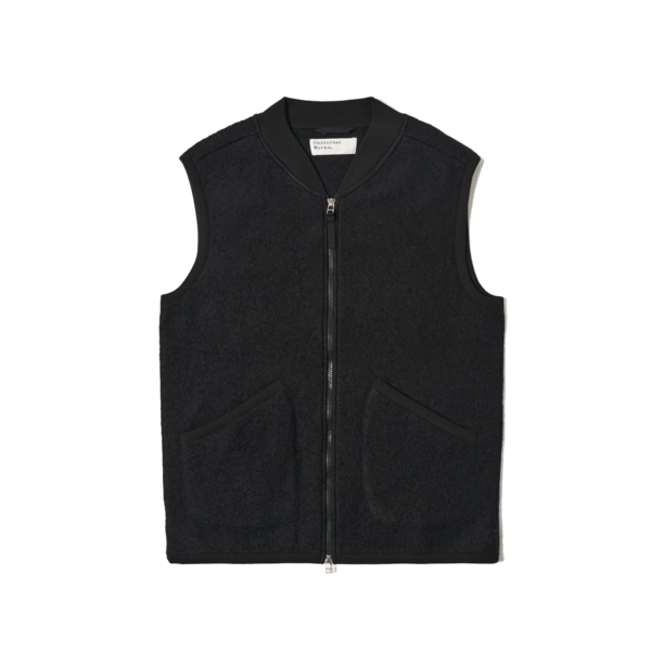 Universal Works Zip Waistcoat Wool Fleece