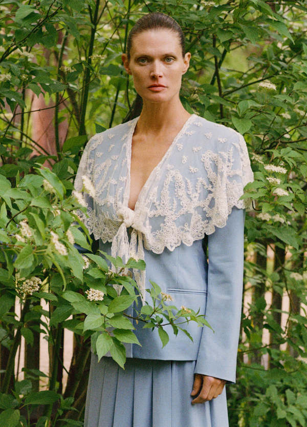 Sea NY Elisa Tropical Wool Capelet Jacket Sea NY Elisa Tropical Wool Capelet Jacket