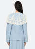 Sea NY Elisa Tropical Wool Capelet Jacket - Thumbnail 4