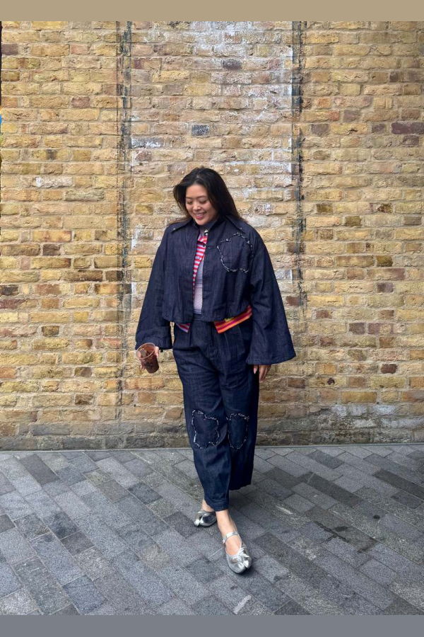 Mary Lo Denim Flower Power Set