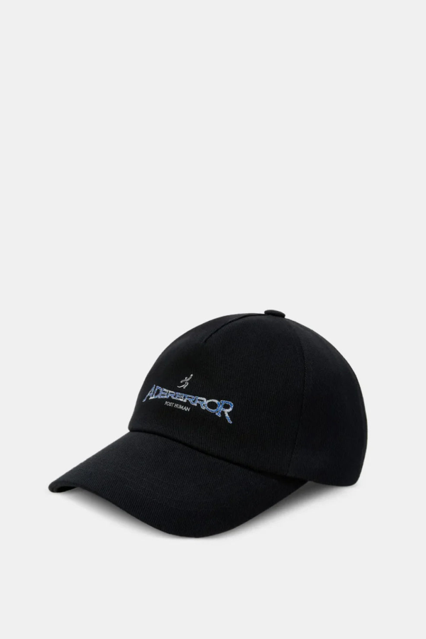 ADER ERROR Logo-Detail Baseball Cap - Black