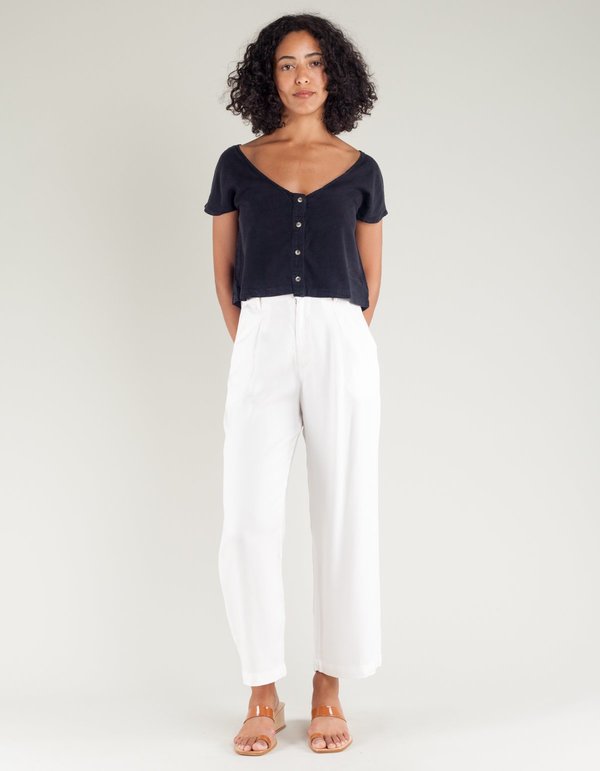 Lacausa Reversible Silk Top Lacausa Reversible Silk Top