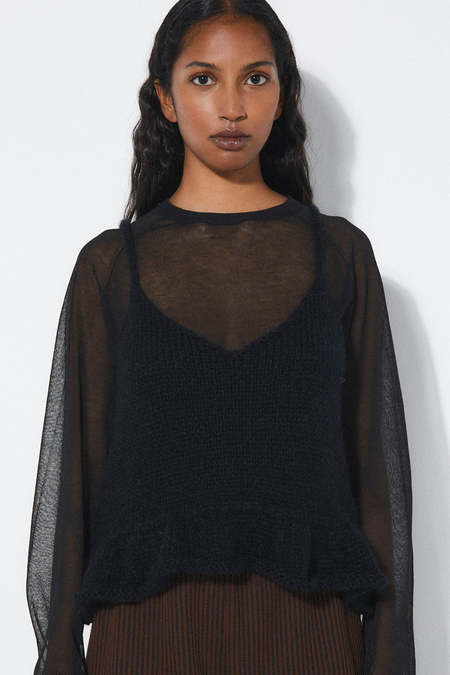 トップス NAMESAKE CHAUNCEY GRID MESH TANK NAMESAKE CHAUNCEY GRID MESH TANK – 082plus