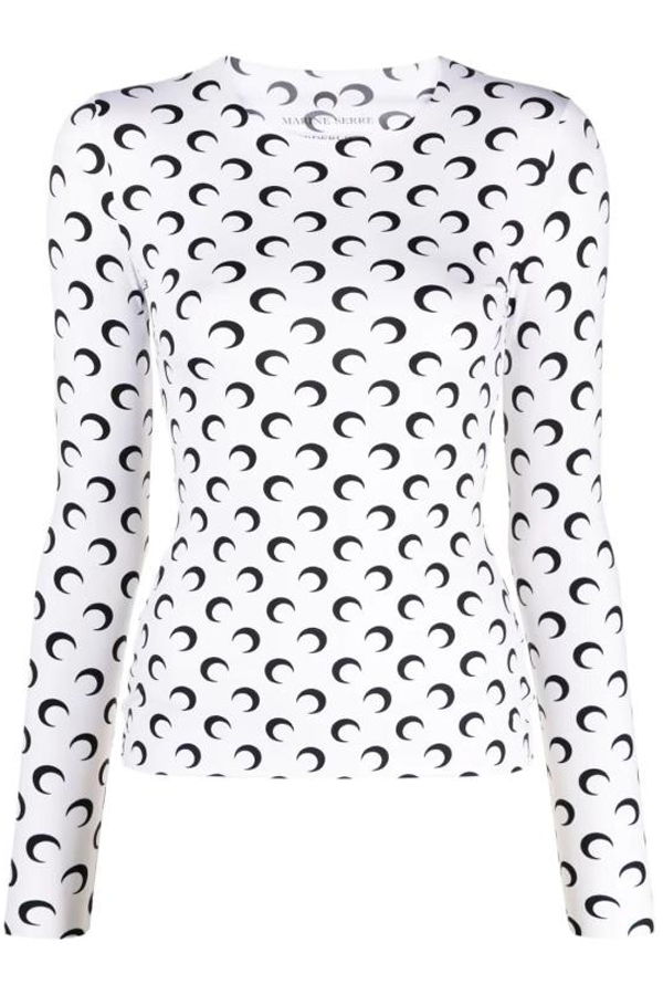 MARINE SERRE MRSW252PRTO017WH Top - Optical White