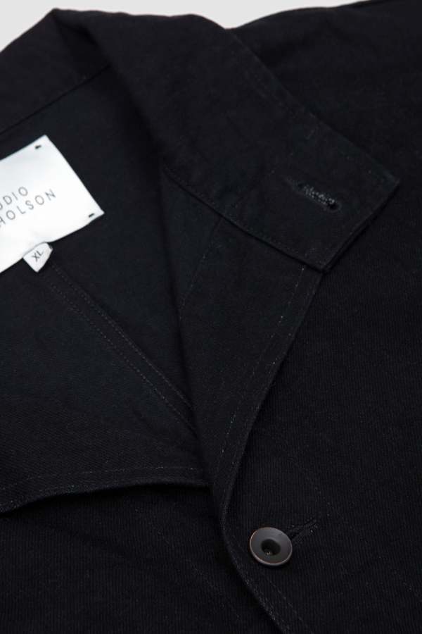 Studio Nicholson District Crinkle Denim Jacket