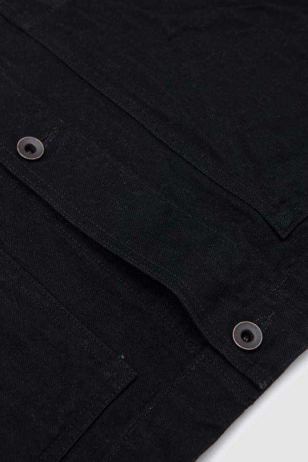 Studio Nicholson District Crinkle Denim Jacket