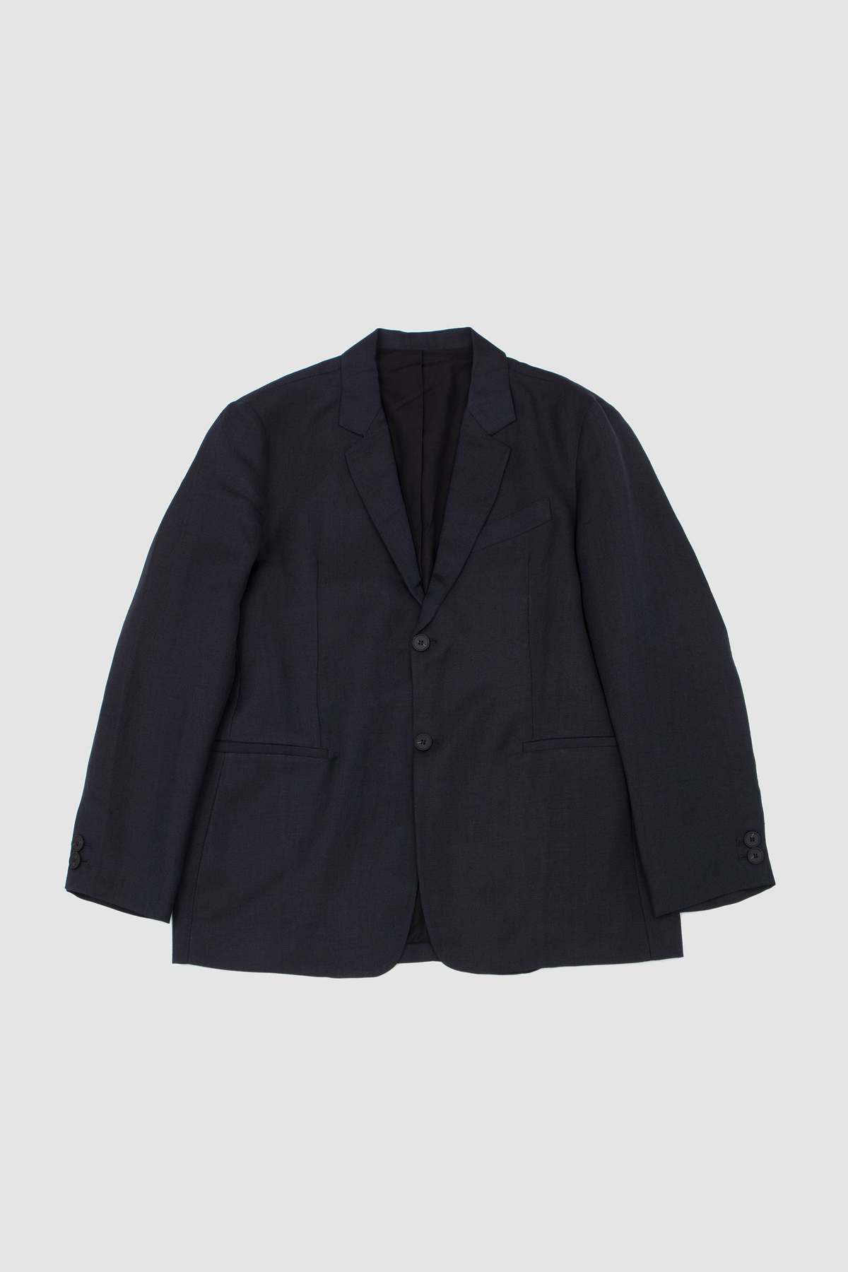 Studio Nicholson Roversi 2 Button Linen Jacket - Image 5 of 8