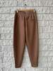 Varley The Slim Zip Hem Pant 26 - Golden Bronze Marl - Thumbnail 2