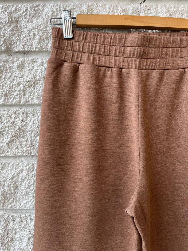 Varley The Slim Zip Hem Pant 26 - Golden Bronze Marl