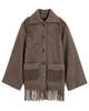 By Malene Birger Boloune Coat - Brown - Thumbnail 1