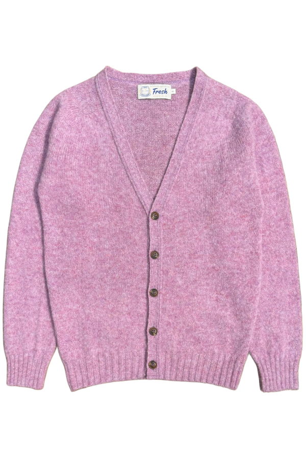 Fresh Dave Shaggy Shetland Wool Cardigan