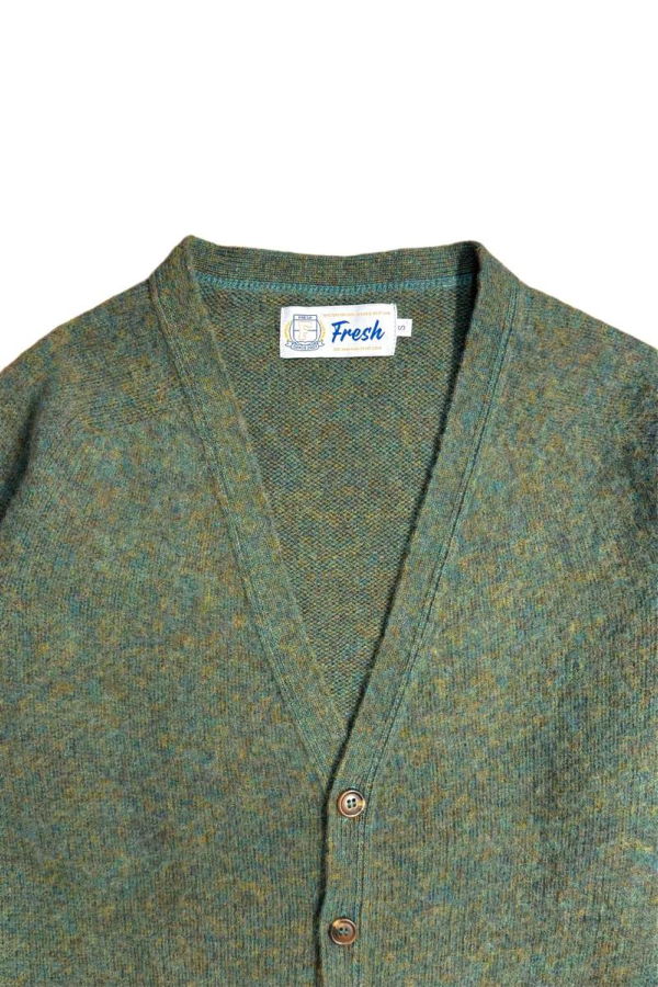 Fresh Dave Shaggy Shetland Wool Cardigan