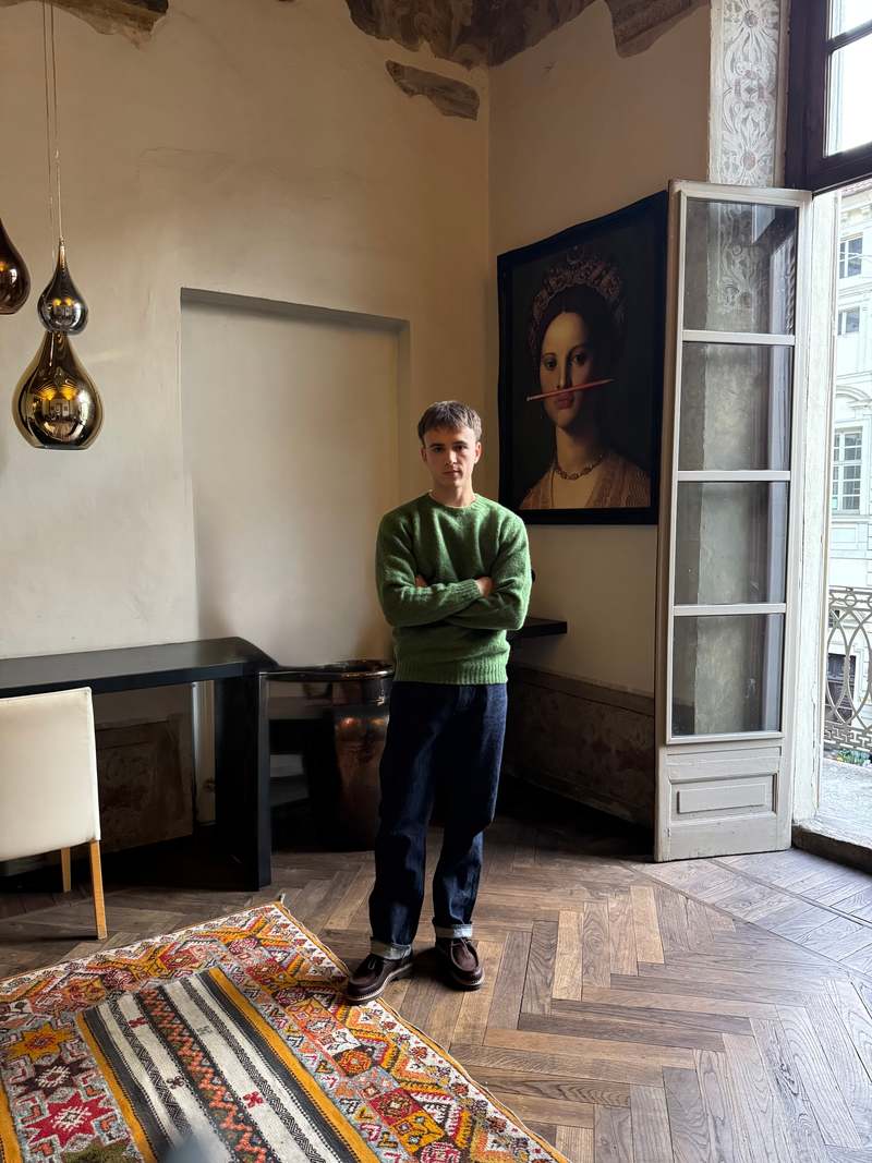 Fresh Sean Shaggy Shetland Wool Jumper