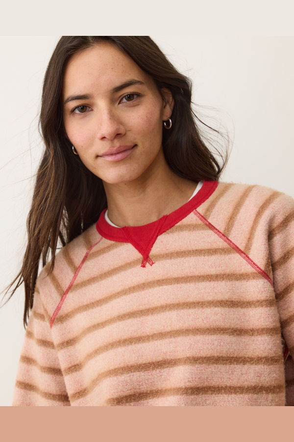 Marine Layer Cloud 9 Fleece Reversible Crewneck