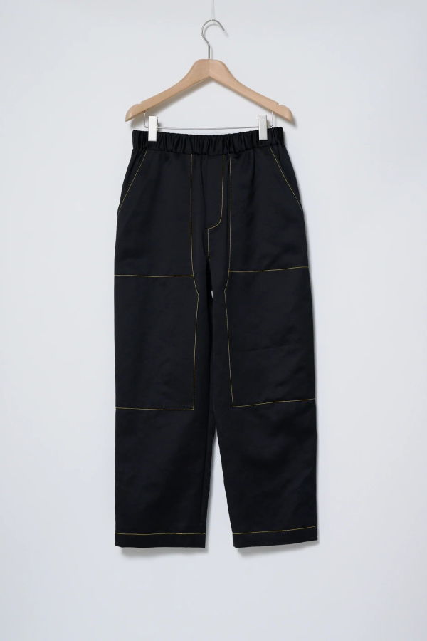 Kas Maria Sateen Workpant Pants - Black